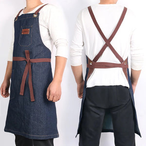 Large Pocket Denim Apron