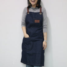 Load image into Gallery viewer, Large Pocket Denim Apron